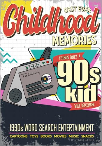 Best Ever Childhood Memories 1990s Word Search Entertainment