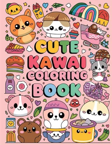 Cute Kawaii Coloring Book for Kids