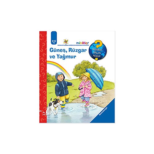 Minikler - Güneş, Rüzgar ve Yağmur (Ciltli): Neden Niçin Nasıl? 2-4 Yaş