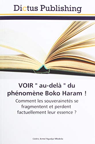 VOIR " au-delà " du phénomène Boko Haram !: Comment les souverainetés se fragmentent et perdent factuellement leur essence ?