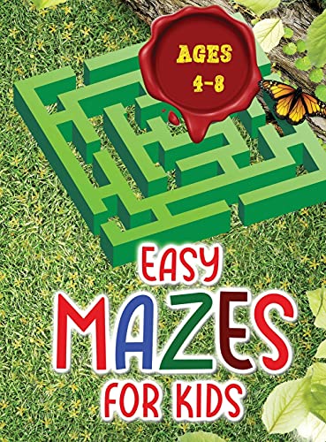 Easy mazes for kids ages 4 - 8: Amazing Activity book for Children and Fun with Challenging Mazes!
