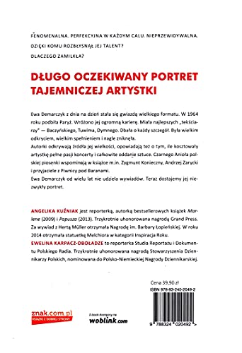 Czarny Aniol Opowiesc o Ewie Demarczyk