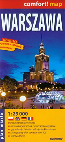 Warszawa plan miasta 1: 29 000