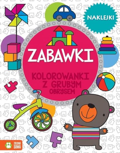 Zabawki Kolorowanki z grubym obrysem