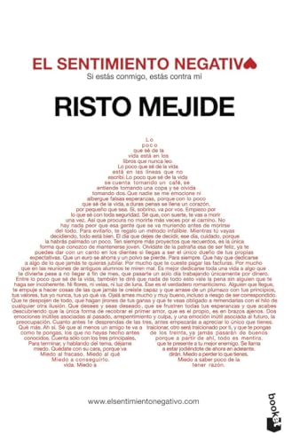 El sentimiento negativo