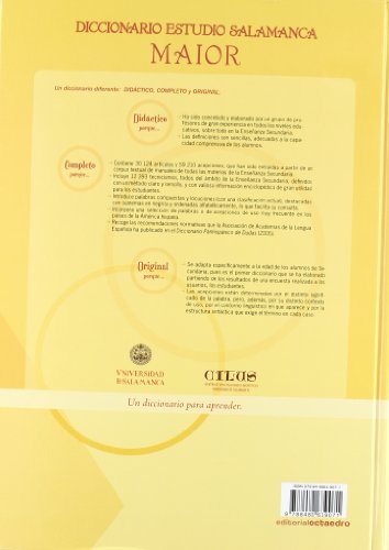 Diccionario Estudio Salamanca Maior: Diccionario de Aula Secundaria y Bachillerato: 8 (Aula Octaedro)