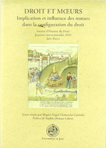 Droit et moeurs: Implication et influence des moeurs dans la configuration du droit (Monografías Jurídicas, Económicas y Sociales)
