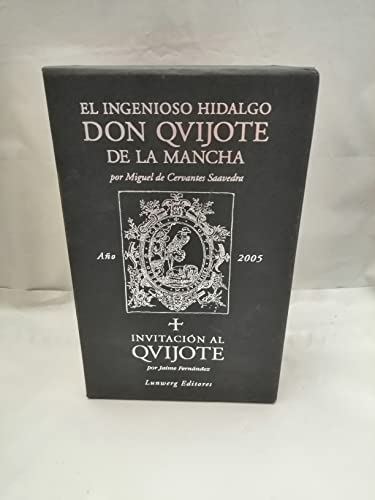 Pack don Quijote + invitación al Quijote (General)