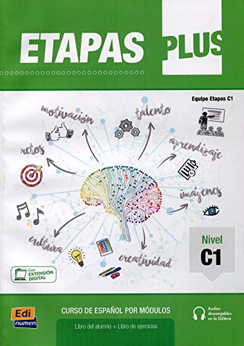 Etapas Plus C1: Student and Exercises Book with free coded access to the ELETeca