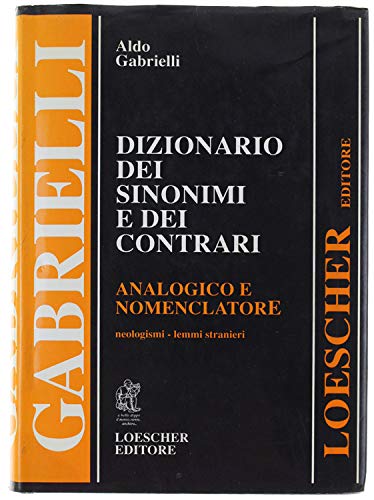 Dizionario dei sinonimi e dei contrari: Analogico e nomenclatore