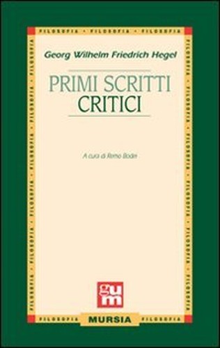 Primi scritti critici