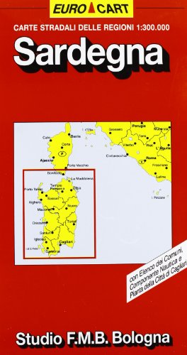 Carte Stradali Delle Regioni 1:300.000: Con Elenco Dei Comuni, Componente Nautica E Pianta Della Citta Di Cagliari