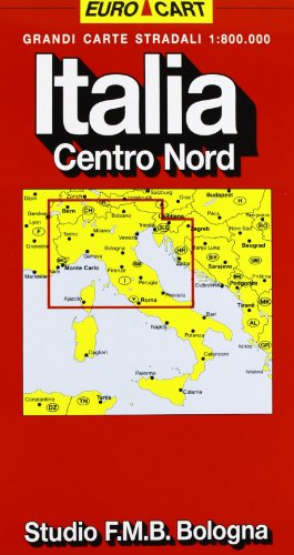 Italia. Centro nord 1:800.000