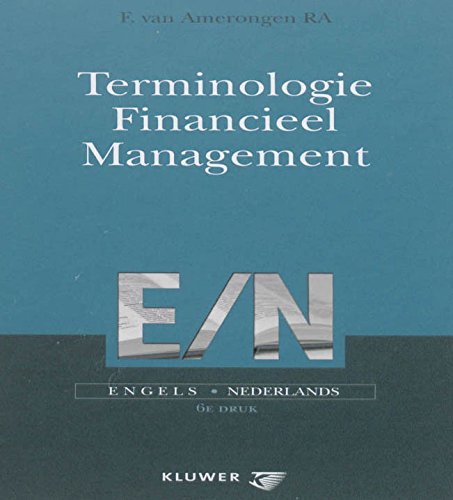 Terminologie financieel management Engels / Nederlands boek en cd-rom