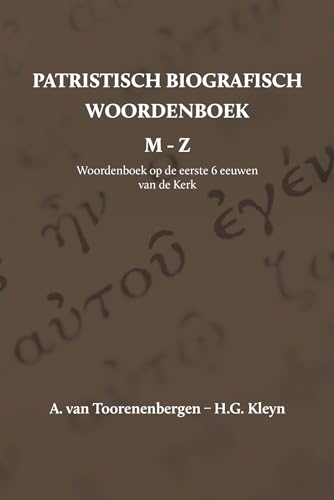 Patristisch Biografisch Woordenboek: M t/m Z