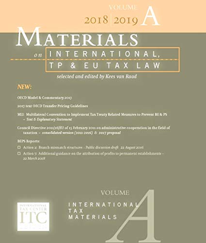 Materials on International TP EU Tax Law VolA