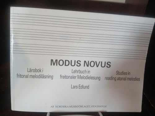 Modus Novus - Studies in reading atonal melodies