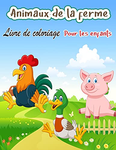 Livre de coloriage pour enfants sur les animaux de la ferme