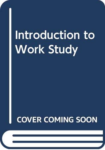 Introduction to Work Study