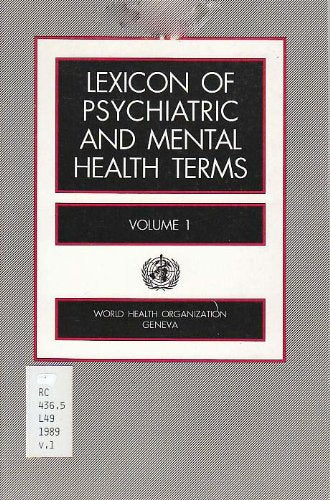 Lexicon of Psychiatric and Mental Health Terms