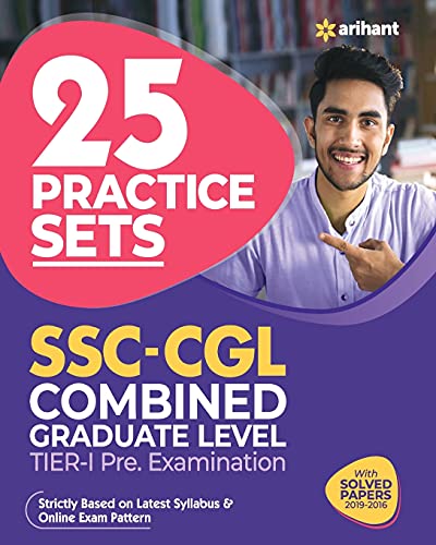 25 Practice Sets Ssc Combined Graduate Level Tier 1 Pre Exam 2021