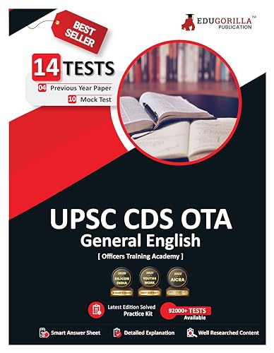 UPSC CDS OTA General English Book 2023 (English Edition) - 10 Mock Tests and 4 Previous Year Papers (1600 Solved Questions) with Free Access to Online Tests