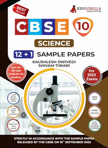 CBSE Class X - Science Sample Paper Book 12 +1 Sample Paper According to the latest syllabus prescribed by CBSE