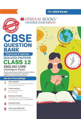 CBSE Question Bank Chapterwise and Topicwise SOLVED PAPERS_Class 12_English Core_For Exam 2024-25