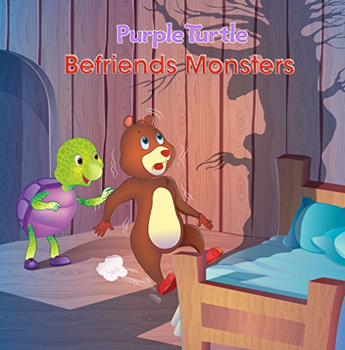 Purple Turtle Befriends Monster