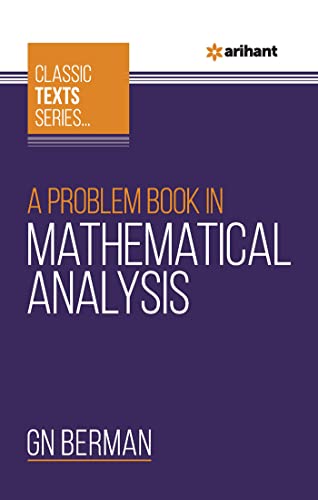 A Problem Book in Mathematical Analysis