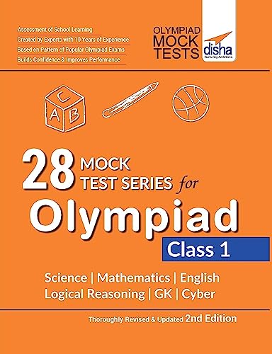 28 Mock Test Series for Olympiads Class 1 Science, Mathematics, English, Logical Reasoning, Gk & Cyber 2nd Edition