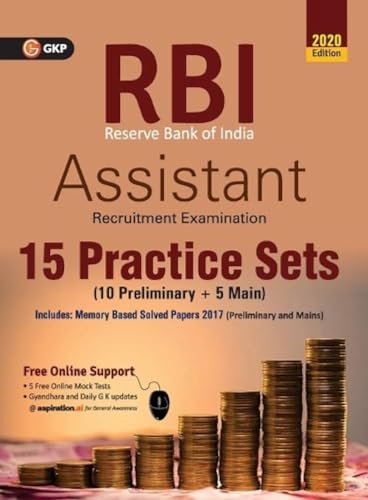 Rbi (Reserve Bank of India) 2020 Assistant 15 Practice Sets