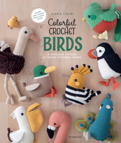 Colorful Crochet Birds