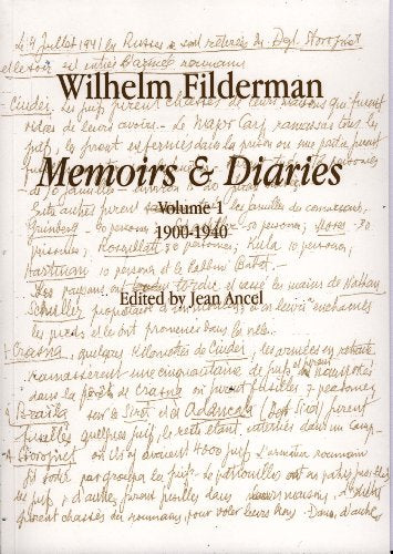 Wilhem Filderman Memoirs Diaries