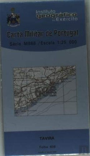 Carta Militar de Portugal (esc.1:25,000) nº 608 - TAVIRA 3ªEdição