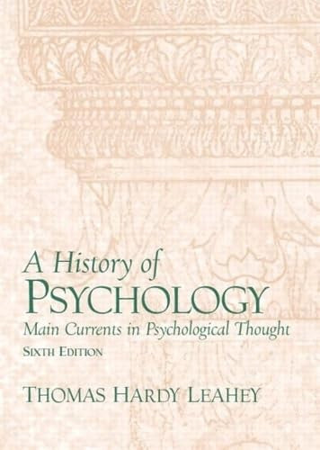 A History of Psychology