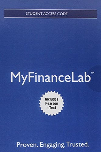 Mylab Finance with Pearson Etext -- Access Card -- For Corporate Finance