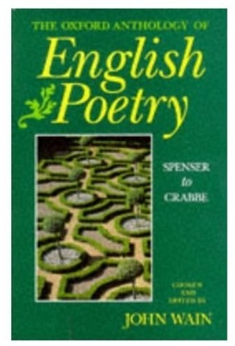 The Oxford Anthology of English Poetry