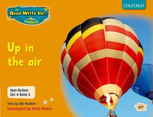 Read Write Inc Phonics Non-fiction Orange Set 4 Book 3 Up in the Air