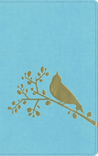 NIV, Flora and Fauna Collection Bible, Imitation Leather, Blue