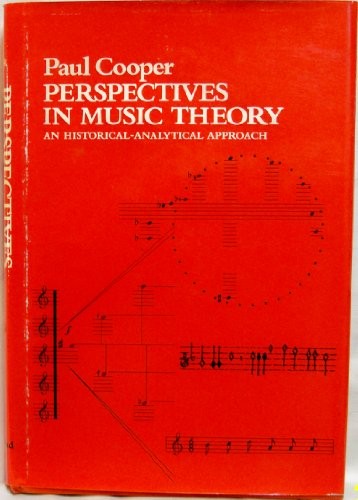 Perspectives in music theory;: An historical-analytical approach