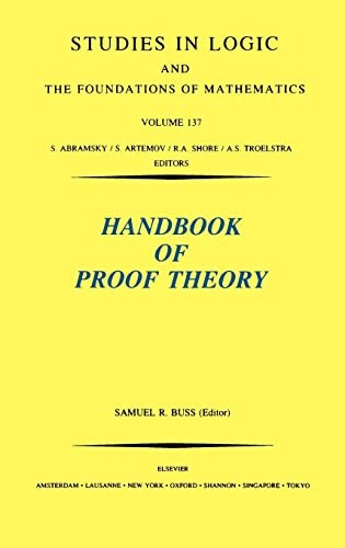 Handbook of Proof Theory