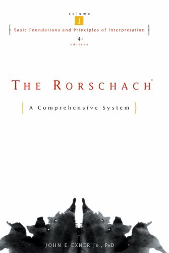 The Rorschach, Basic Foundations and Principles of Interpretation