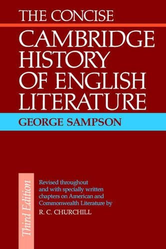 The Concise Cambridge History of English Literature