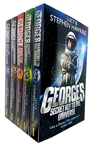 Lucy and Stephen Hawking George Series Collection Set of 4 Books (Key to the Universe, Cosmic Treasure Hunt, Big Bang, Unbreakable, Blue Moon) Books For 9+ years old
