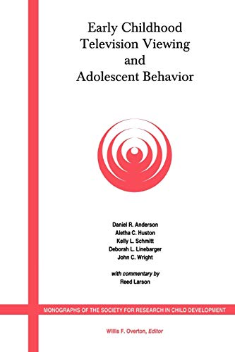 Early Childhood Television Viewing and Adolescent Behavior, Volume 66, Number 1