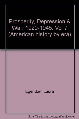 Prosperity, Depression & War: 1920-1945