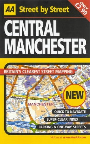 AA Street by Street Central Manchester