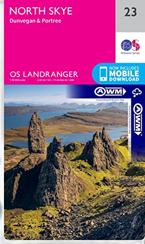 Landranger 23 ~ North Skye (The Outstanding All Weather Map)