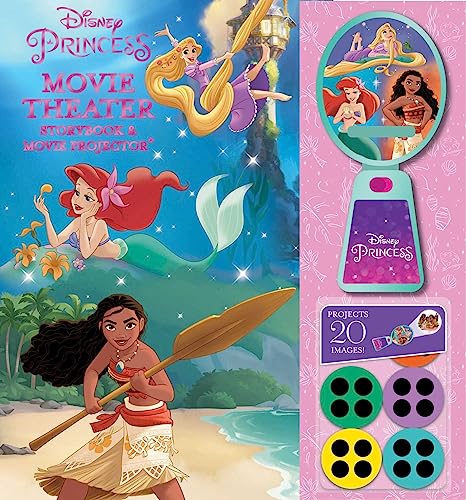 Disney Princess: Moana, Rapunzel, and Ariel Movie Theater Storybook & Movie Projector